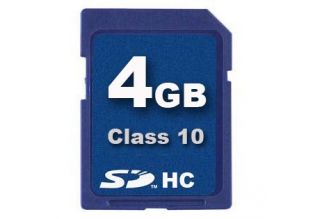 4GB High-Speed Pro SDHC Card (Class 10)