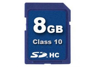 8GB High-Speed Pro SDHC Card (Class 10)