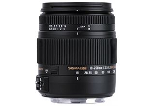 Sigma 18-250mm f/3.5-6.3 DC OS HSM Macro Lens (Canon Fit )