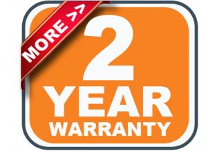 FREE Two Year Warranty - worth 25