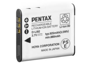 Pentax Rechargeable Li-ion Battery D-Li92 for X70, RZ10, WG-1, WG-2
