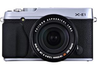 Fuji X-E1 Digital Camera + 18-55mm Lens (Silver)
