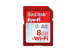 SanDisk Eye-Fi 8GB Wireless SDHC Memory Card