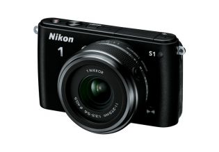 Nikon 1 S1 Digital Camera + 11-27.5mm Lens (Black)