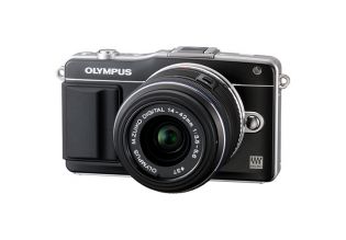 Olympus E-PM2 PEN Camera + 14-42mm II R Lens Kit (Black)