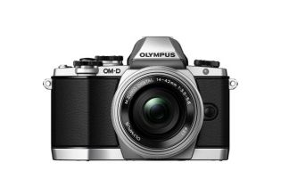 Olympus O-MD E-M10 + 14-42mm EZ Lens (Silver)